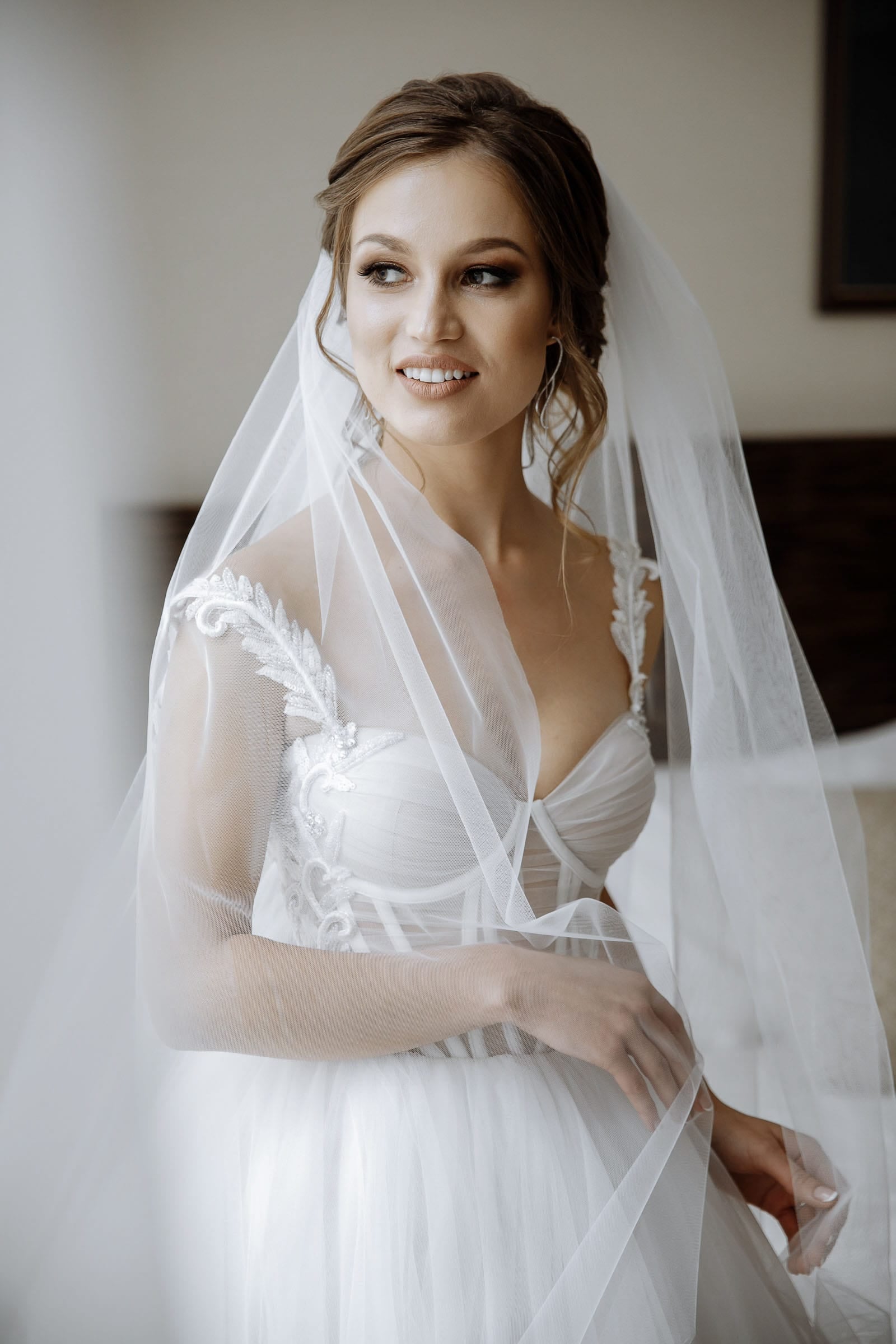 Editorial bridal portraiture by London wedding photographer Tanya Bogdan.