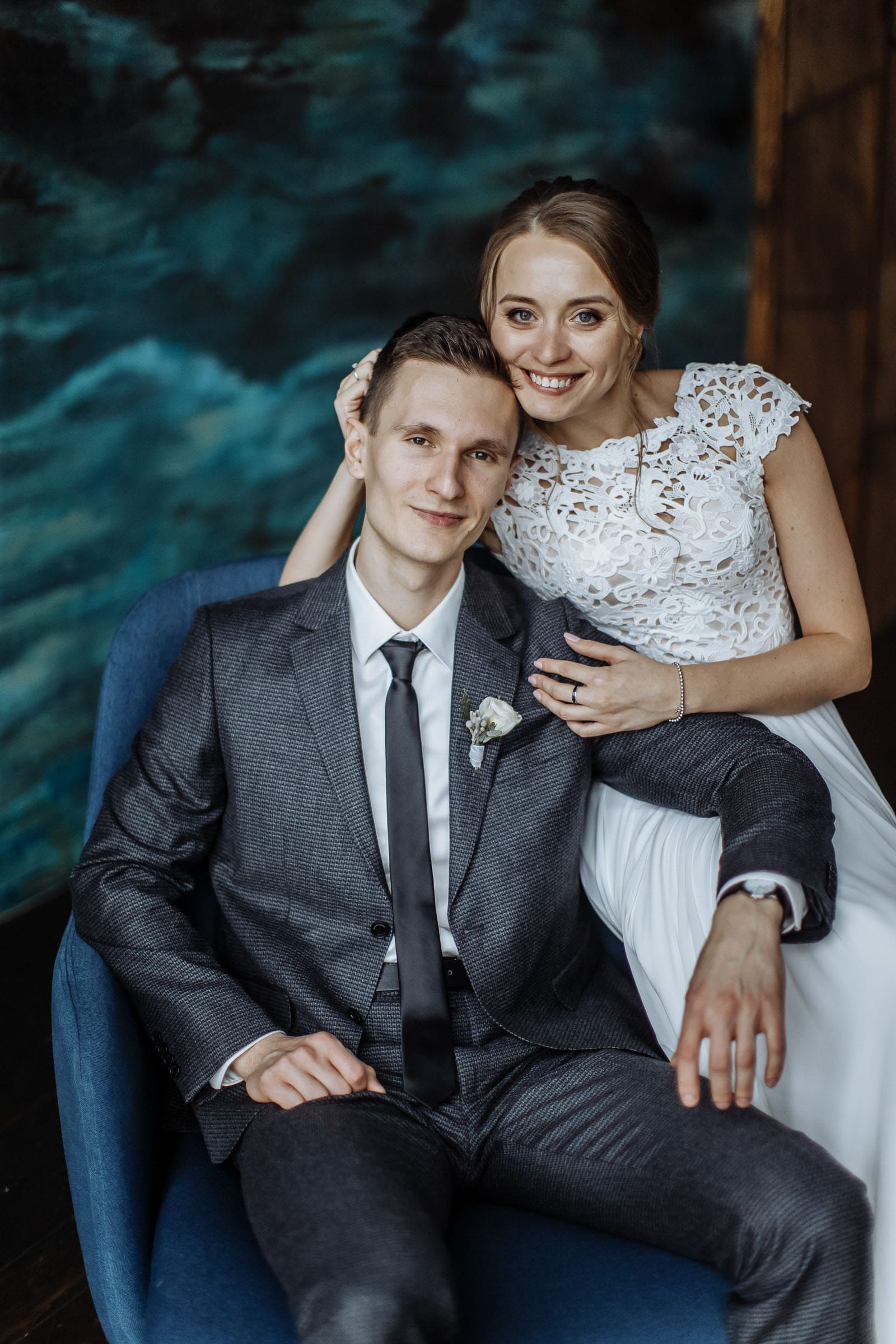 Editorial studio photography session before the wedding day by Tanya Bogdan.