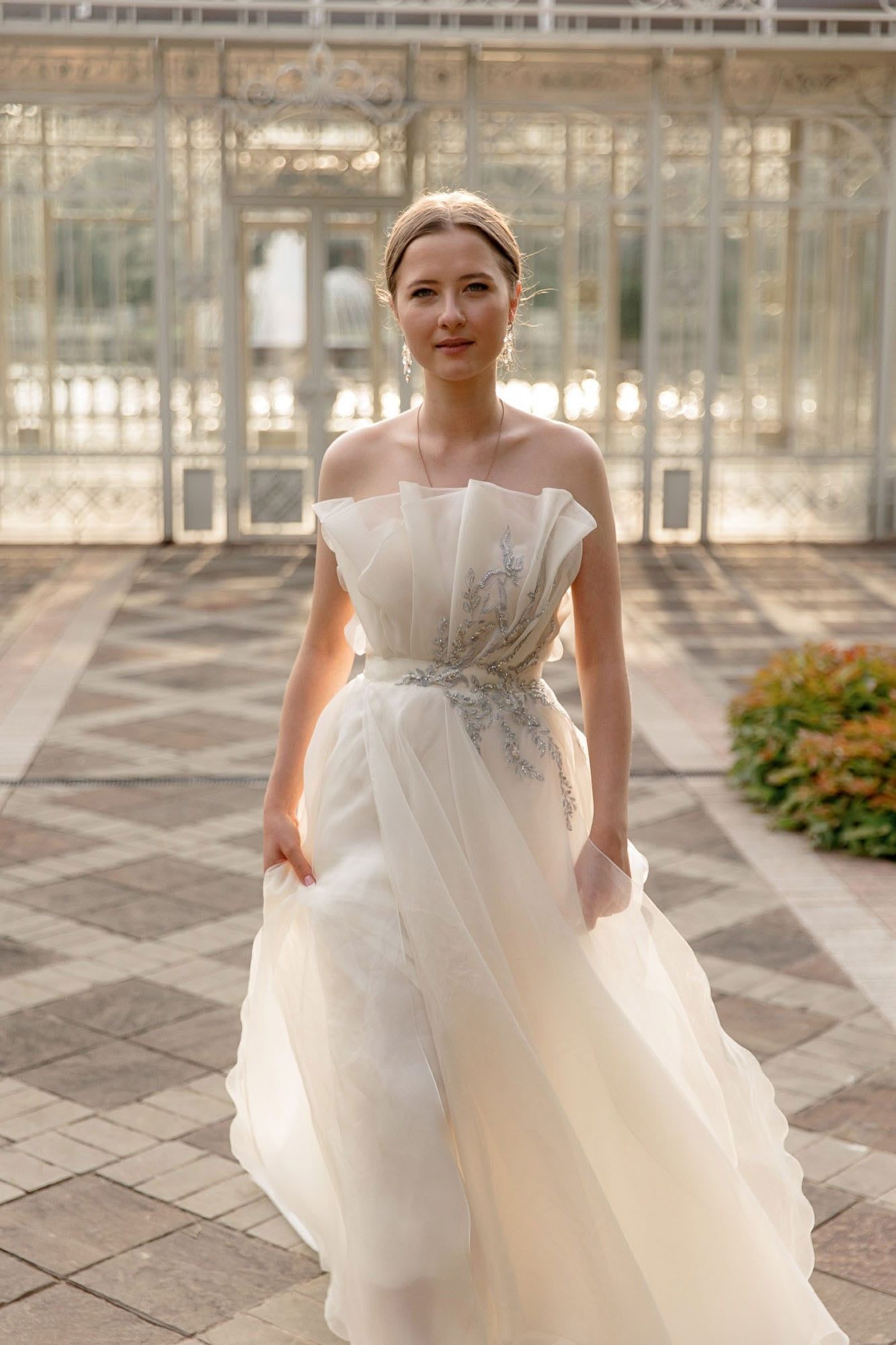 Editorial portrait of the bride captured during a luxury destination wedding