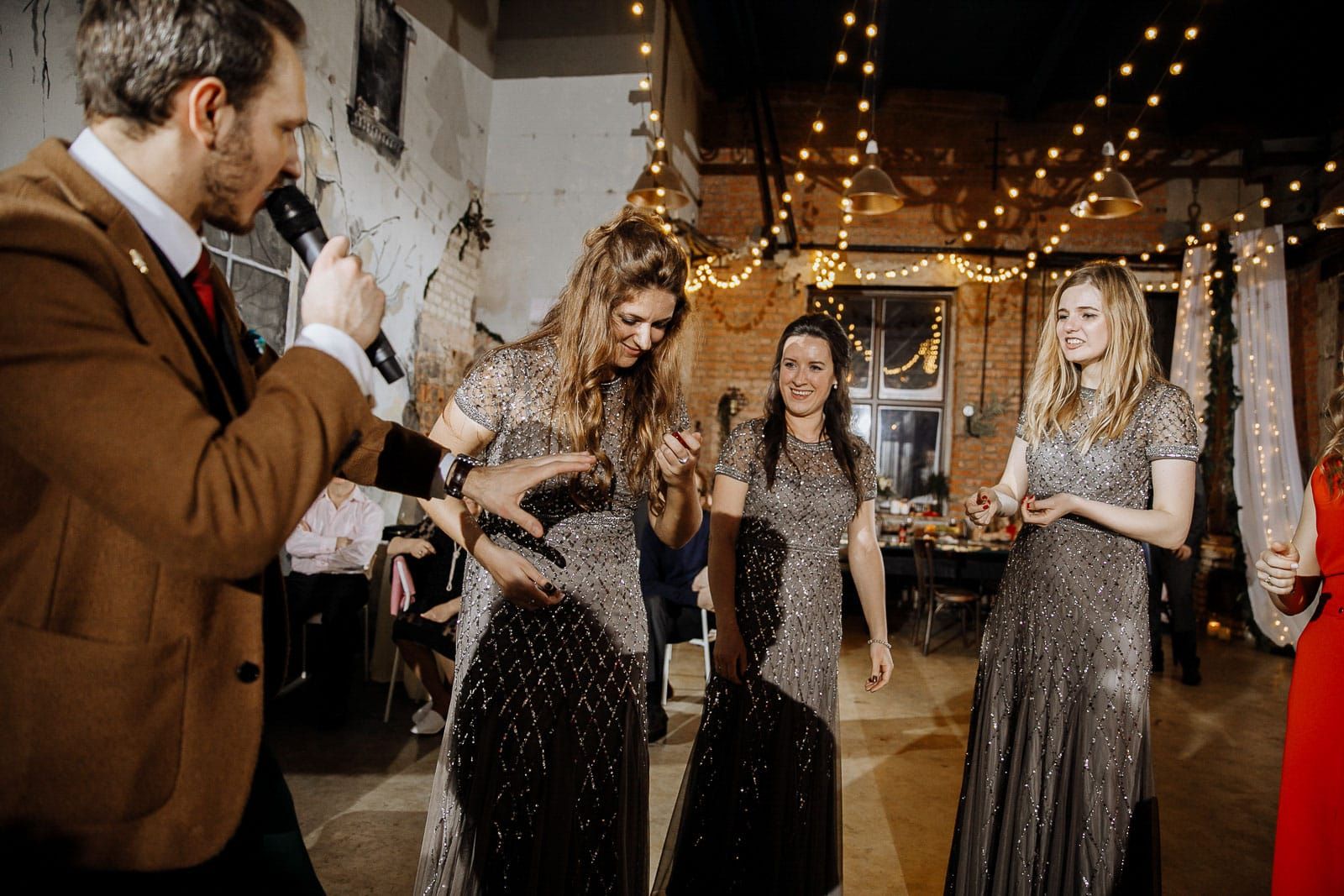 Lively wedding reception celebration from Devon wedding photographer Tanya Bogdan.