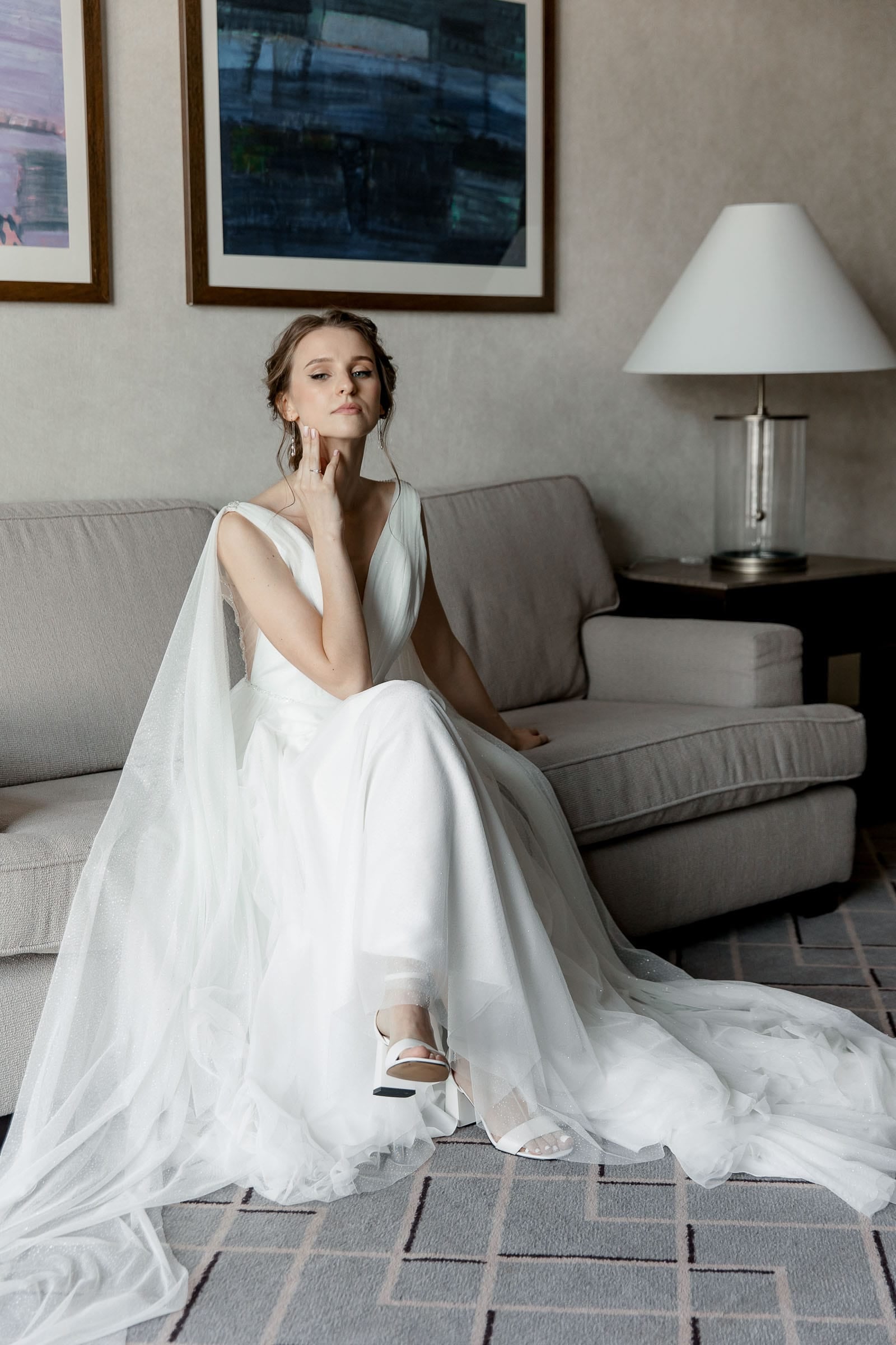 Documentary-style bridal portraiture capturing honest emotions by Tanya Bogdan.