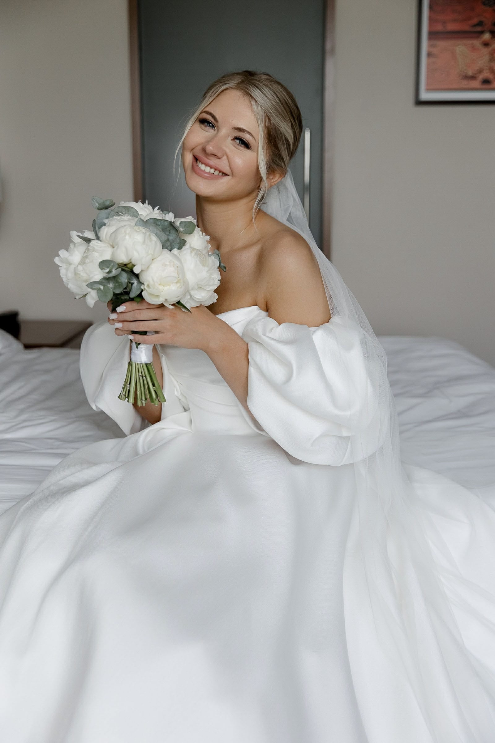 Fine art bridal portrait from Cornwall wedding photographer Tanya Bogdan.