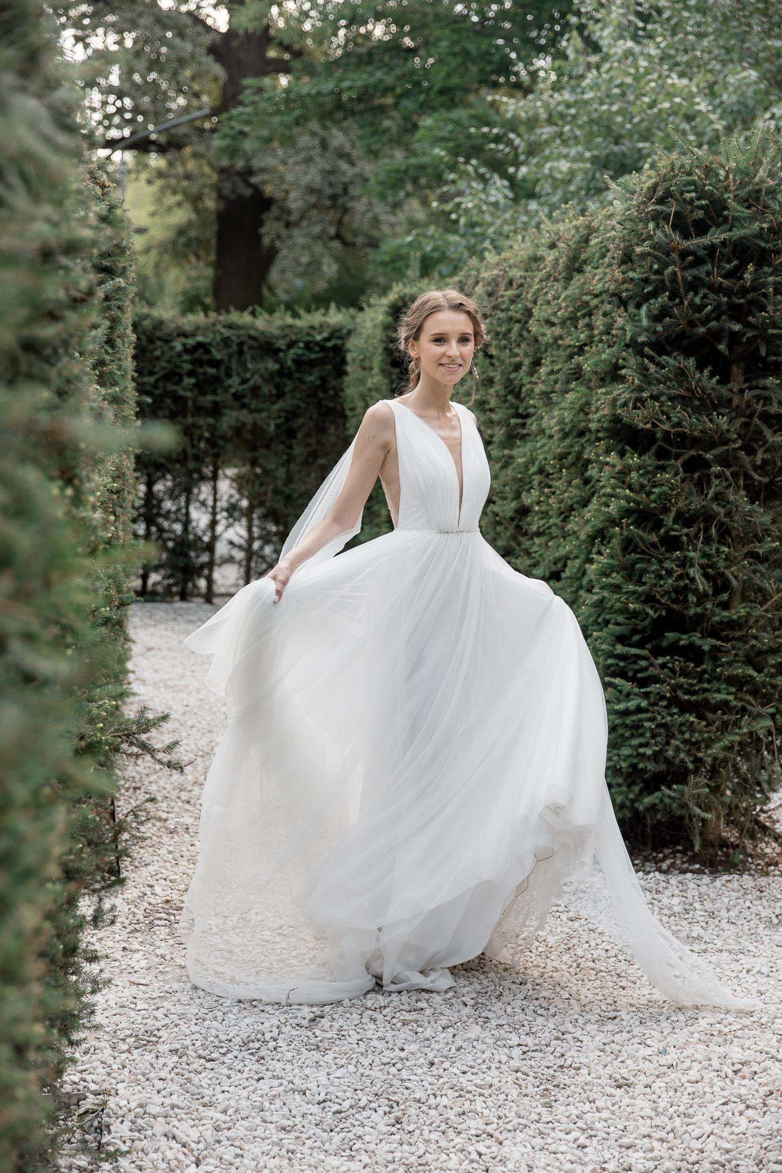 Cinematic fine-art bridal portraiture by London wedding photographer Tanya Bogdan.