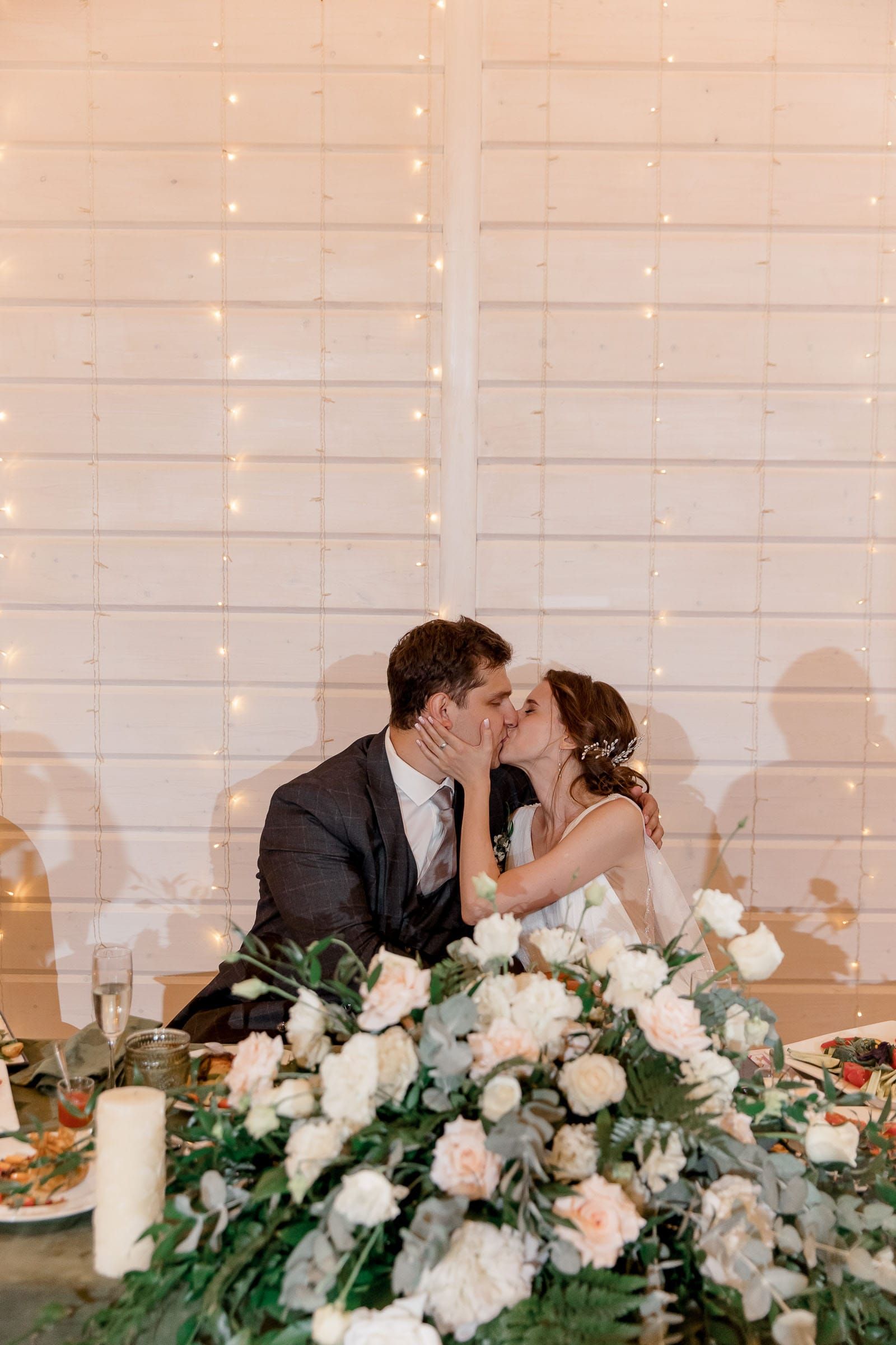 An editorial-style groom portrait with sophisticated lighting by London wedding photographer Tanya Bogdan.