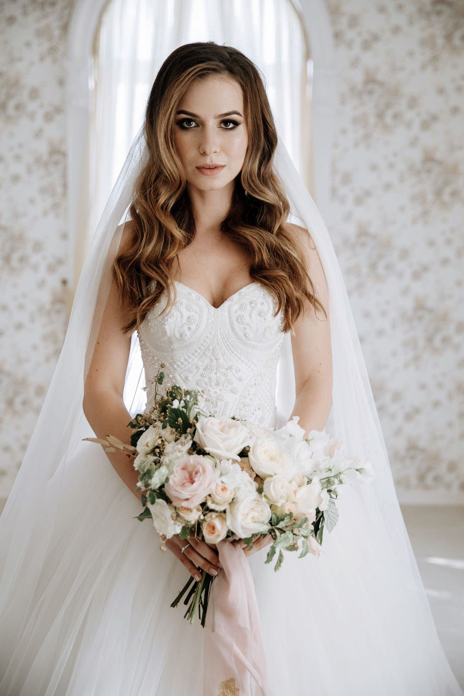 A stunning bridal portrait from London wedding photographer Tanya Bogdan.