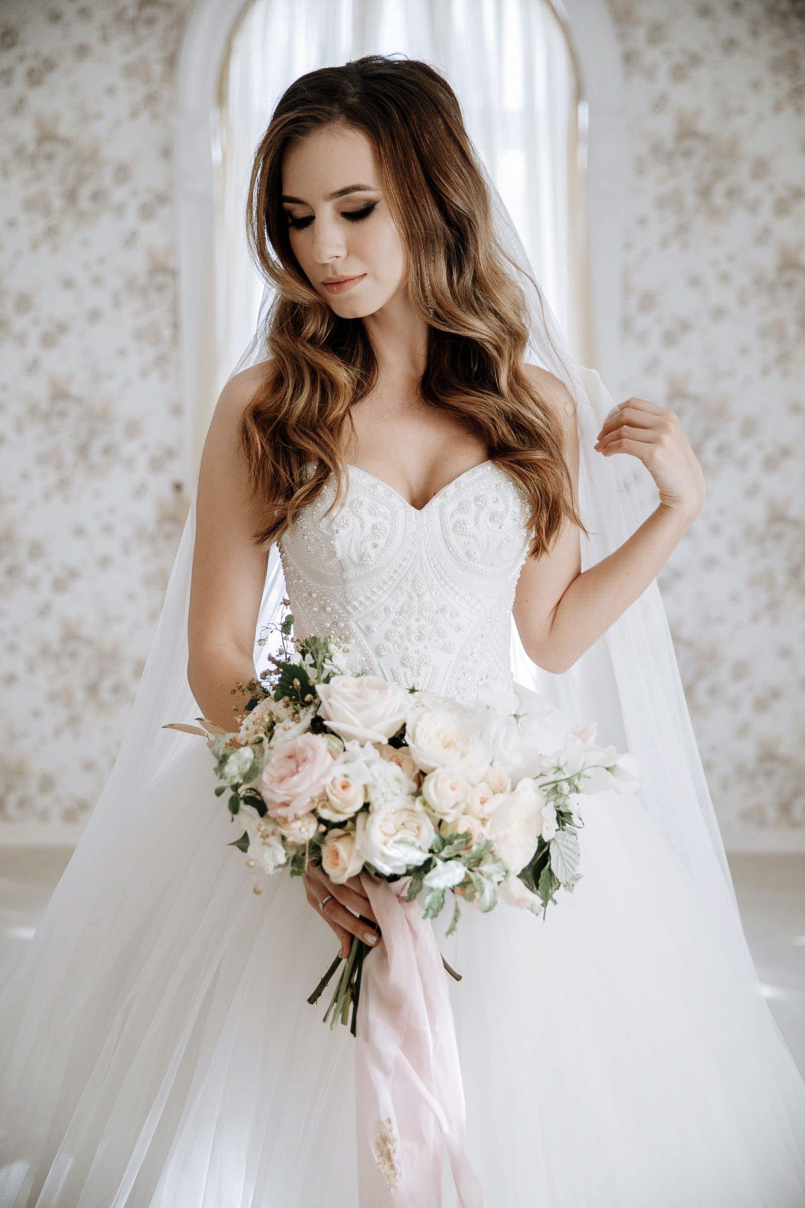Fine art editorial bridal portrait featuring luxury styling from London wedding photographer Tanya Bogdan.