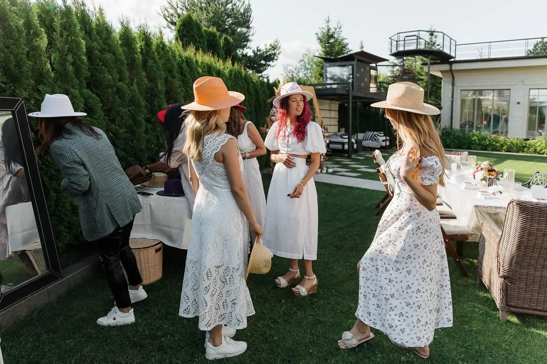 A family portrait during a high-end birthday celebration, photographed by Exeter photographer Tanya Bogdan.