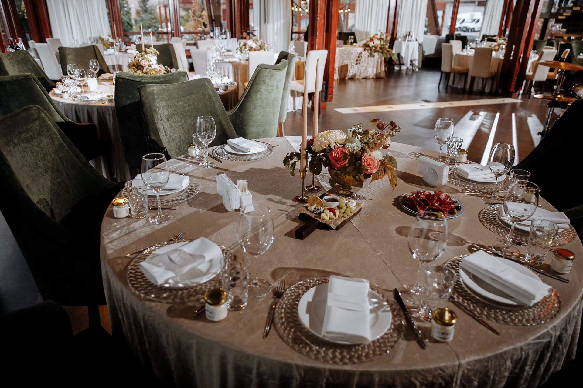 Wedding reception details photography by Bude wedding photographer Tanya Bogdan.