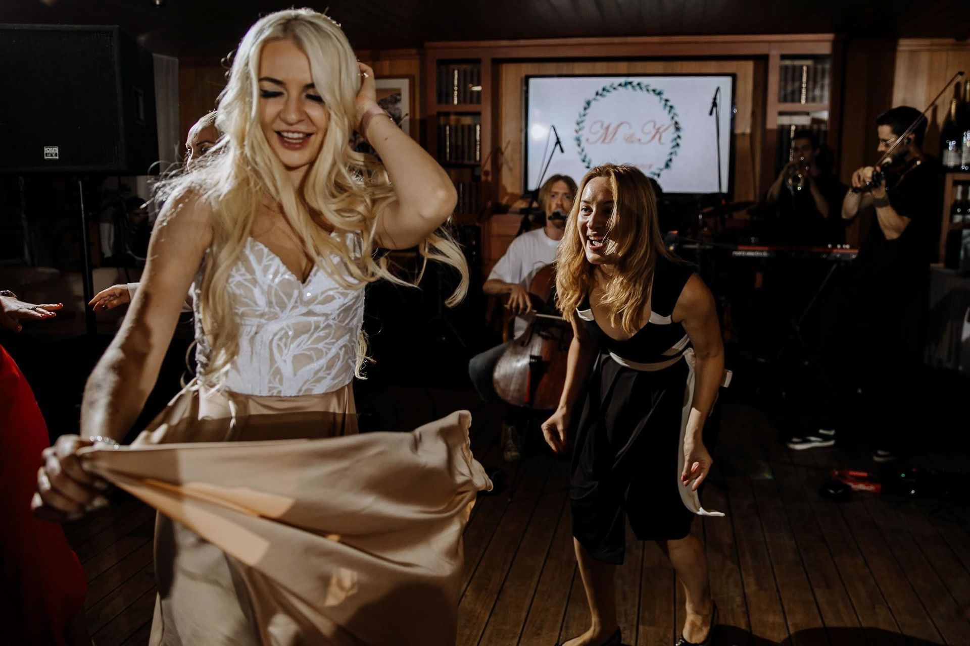 Professional editorial reception photography by Devon wedding photographer Tanya Bogdan.