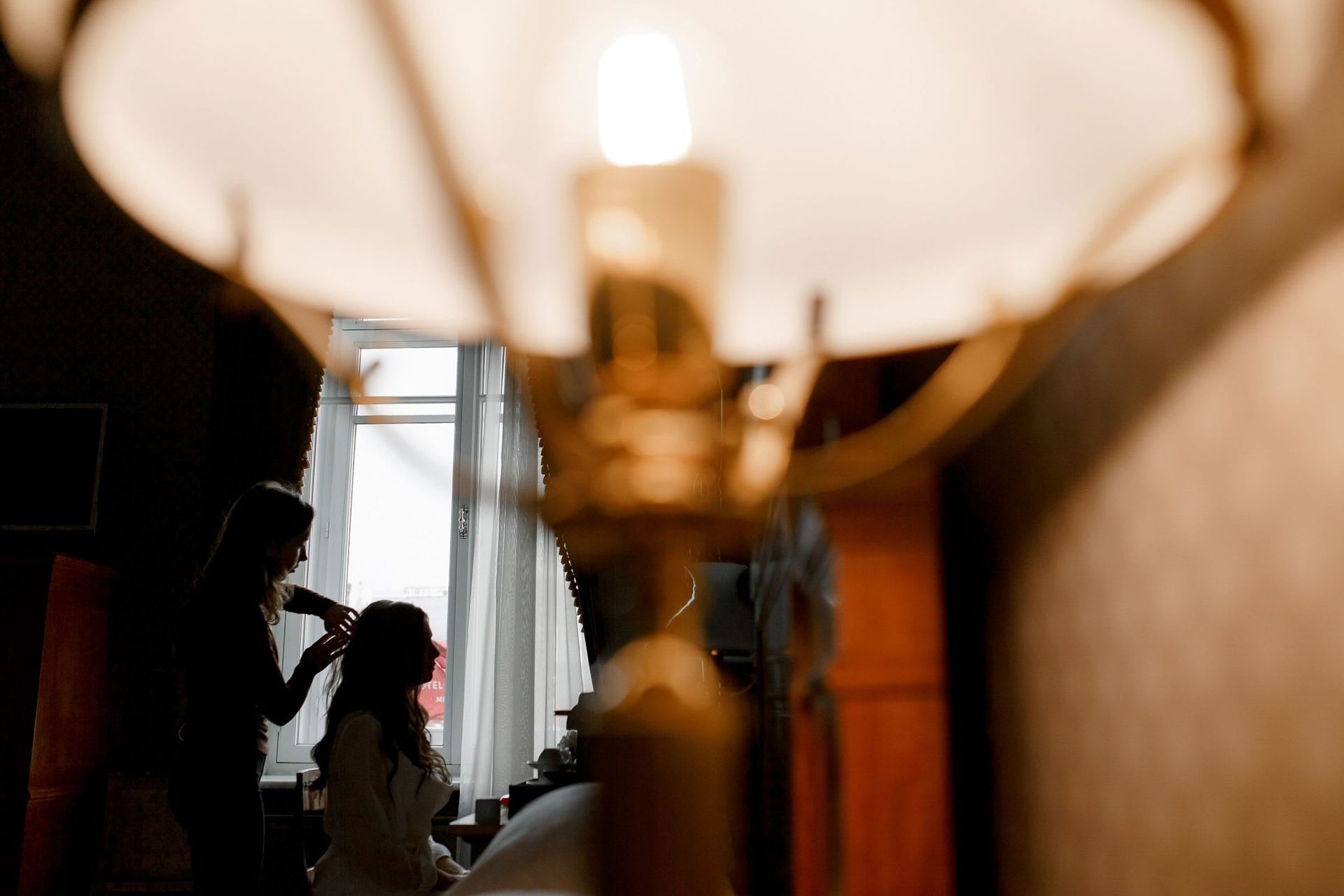 Documentary wedding photography of a bride during morning preparations by Tanya Bogdan, available for weddings in Bude and Cornwall.