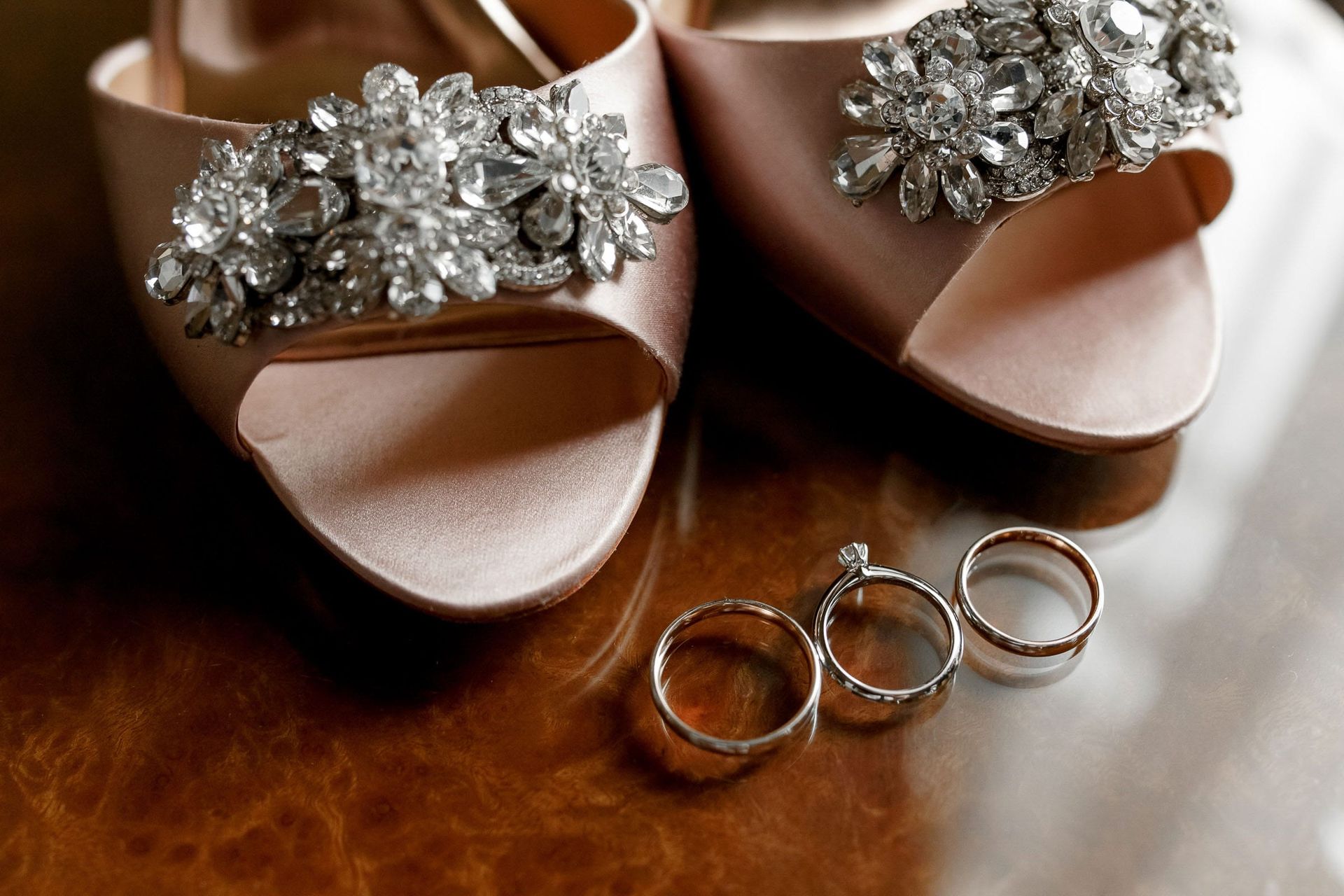Close-up editorial photography of bridal accessories by Tanya Bogdan, serving Bude and the South West.